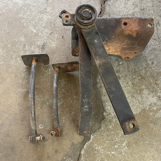 USED 47-53 GMC Truck Brake and Clutch Pedal Assembly with pedals