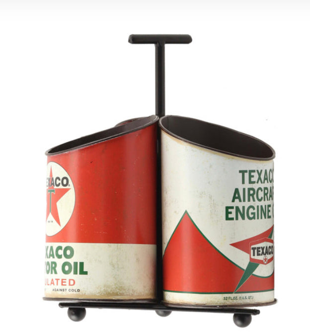 Oil Can Caddy - Texaco