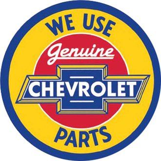 Chevy Genuine Parts Tin Sign