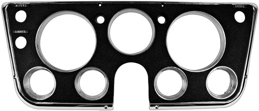 DASH BEZEL 67-68 BLK W/TRIM