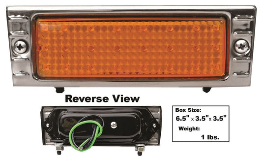 PARK LAMP LED 47-53CT AMB SS