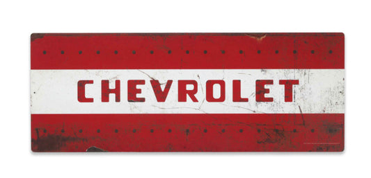 Chevrolet Metal Tailgate Sign