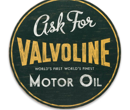 Valvoline Wood Sign